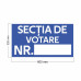 Panou informativ pentru sectii votare PN1PS 60x32cm