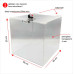 Urna donatii 30x30x30 cm, 4 mm grosime