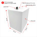 Urna PVC 15x15x20cm
