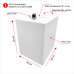 Urna PVC 20x20x25 cm